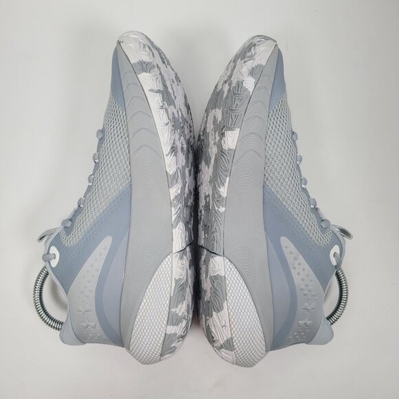 Under Armour UA HOVR Breakthru Women's Gray Basketball Shoes 3024398-101 US Sz 9 - Picture 8 of 10